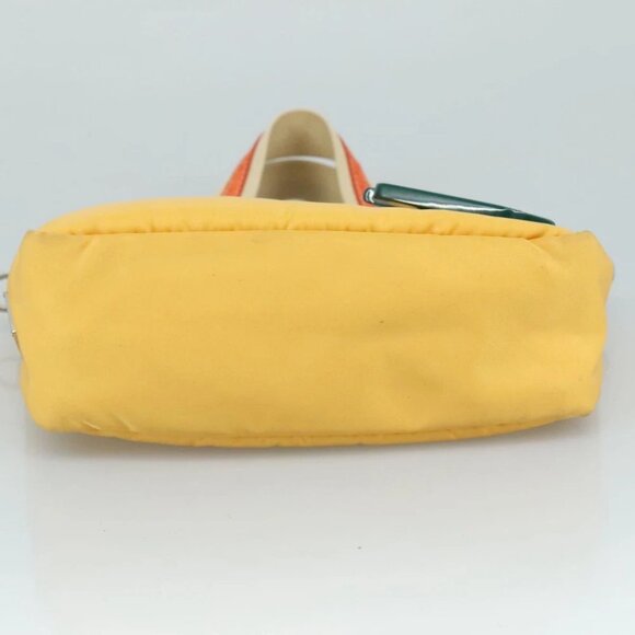 PRADA Hand Bag Nylon Yellow - Picture 6 of 15